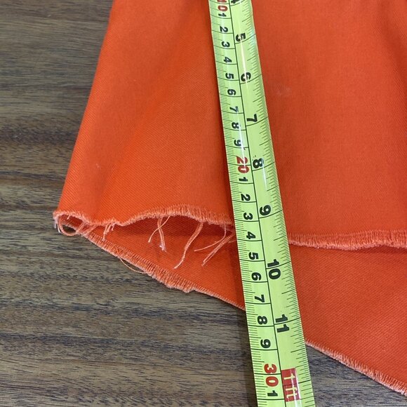 Dickies Canvas Shorts Size 30 Orange Cut Off  Grunge Skateboarding Work - Picture 11 of 11